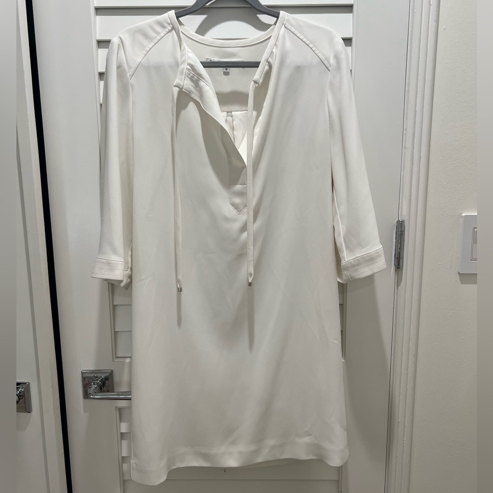 Trina Turk off-white shift dress size 6